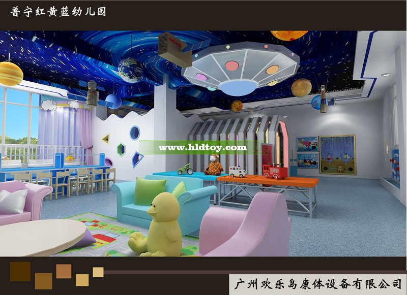 普寧紅黃藍(lán)幼兒園整園裝修設(shè)計(jì)圖